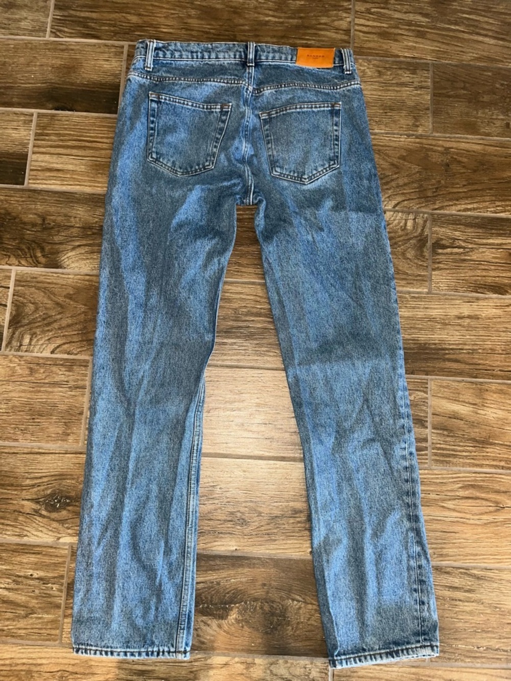 Sandro Paris Men’s blue straight leg jeans - Picture 2 of 4